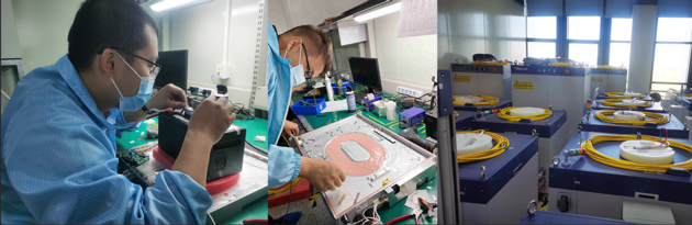 Golden Laser's Engineers Learned How to Repair Fiber Lasers at Raycus Company