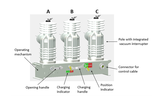 24KV Recloser Vacuum Circuit Breaker