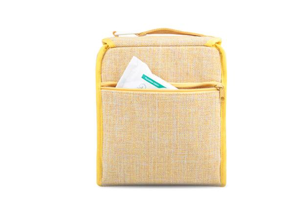 Women's Medium Size Blending Lunch Tote Color Yellow Gox Bag