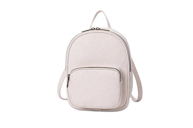 Mini Cotton Two Compartments Casual Backpack Gox Bag