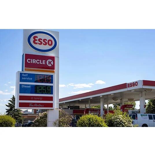 Esso Gas Station Logo Sign