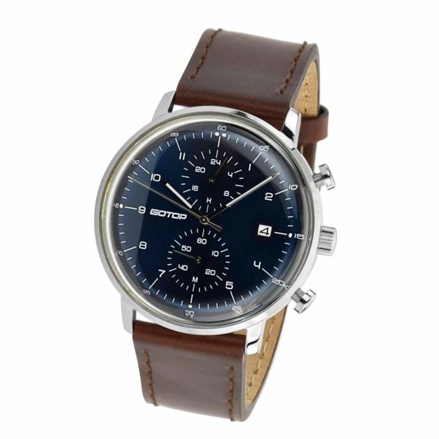 MEN'S BLUE DIAL CHRONOGRAPH WATCH MANUFACTURER