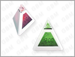 Colorful Triangle Clock