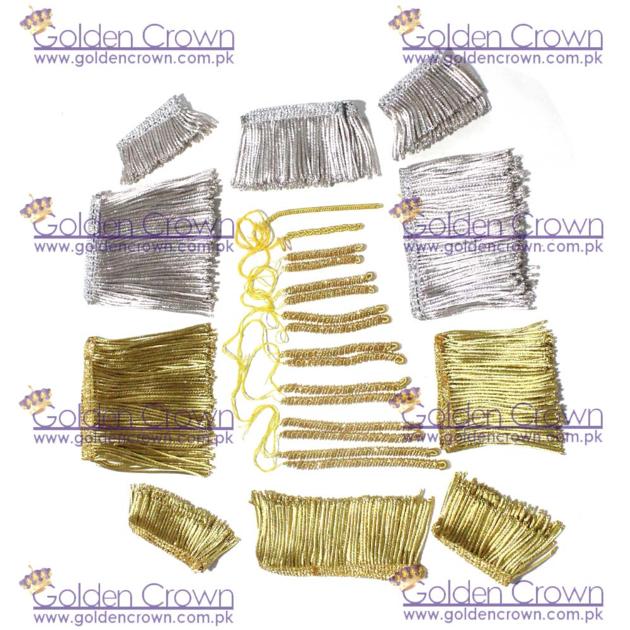 Golden Bullion Wire Fringe Supplier