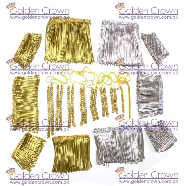 Golden Bullion Wire Fringe Supplier