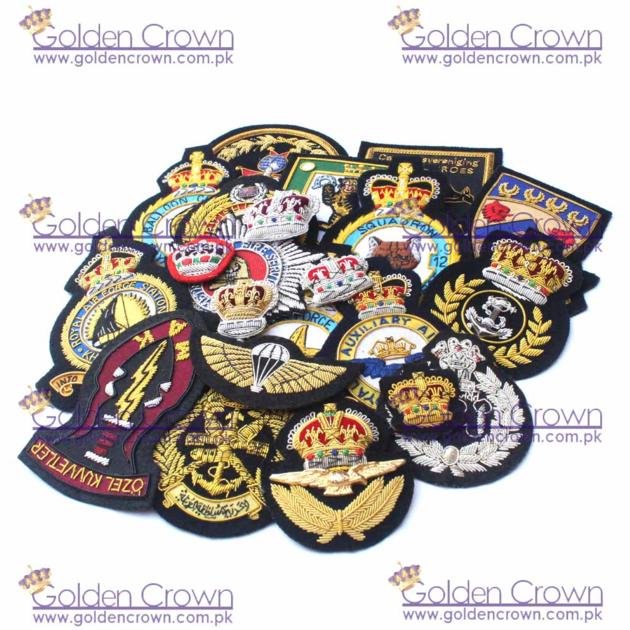 Hand Made Bullion Embroidery Badges Supplier