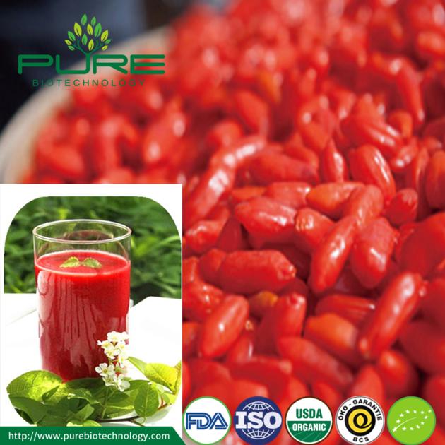 Organic Clear Goji Juice Concentrate /Puree Goji Juice