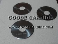 Tungsten Carbide Hard Metal Circular Knives Blades Carbide Discs