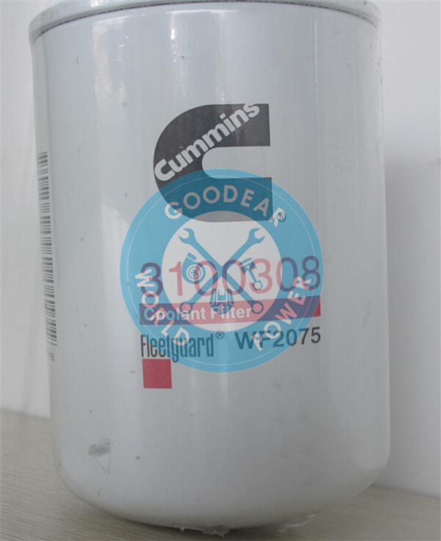 Cummins diesel engine fleetguard fuel filter WF2075 3100308