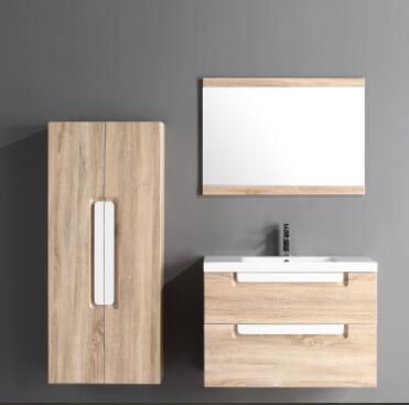 Europe Style Oak PVC Modern Bathroom Cabinets
