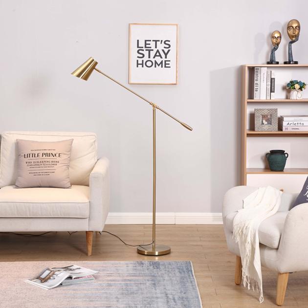 Arc Metal Floor Lamp Height Adjustable