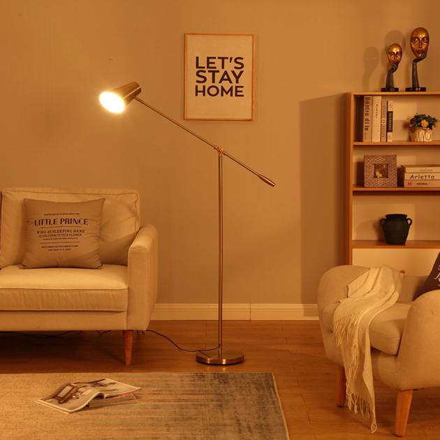 Arc Metal Floor Lamp Height Adjustable