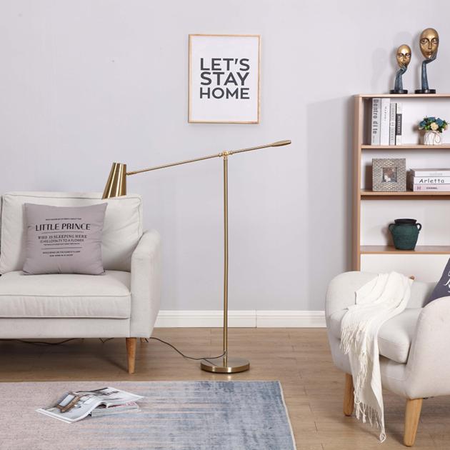 Arc Metal Floor Lamp Height Adjustable