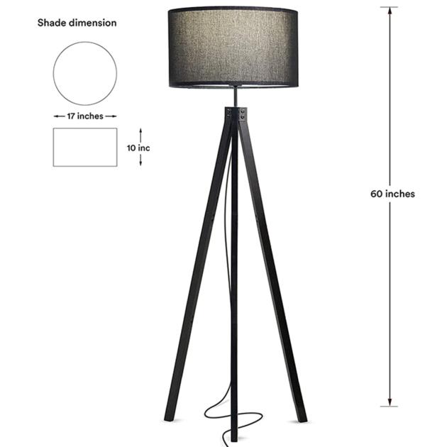 Dimmable LED Light Modern Solid Wood