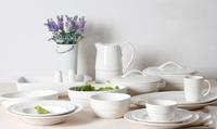 White Porcelain Dinnerware Sets for restaurant hotel and home