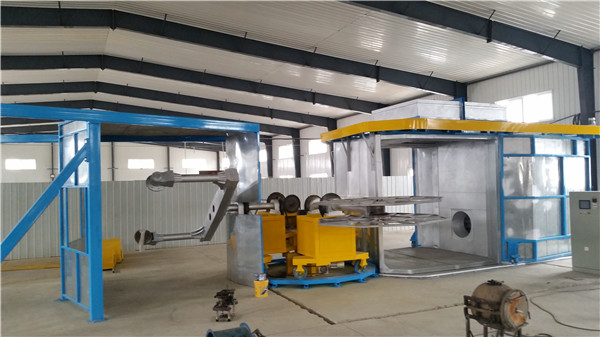 China Three Arms Four Stations Rotomolding Machine manufacturer