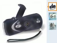 GR-283B AC dynamo torch with radio/blink/siren