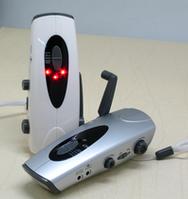 GR-287A Crank dynamo torch with alarm