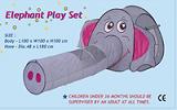 Elephant play set tent