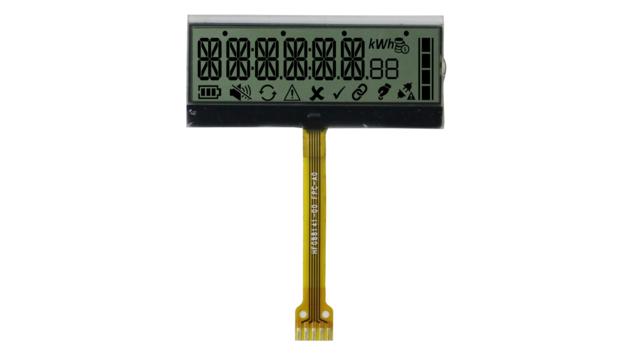 TN Positive Display Grey Background and Black Letters COG LCD Module