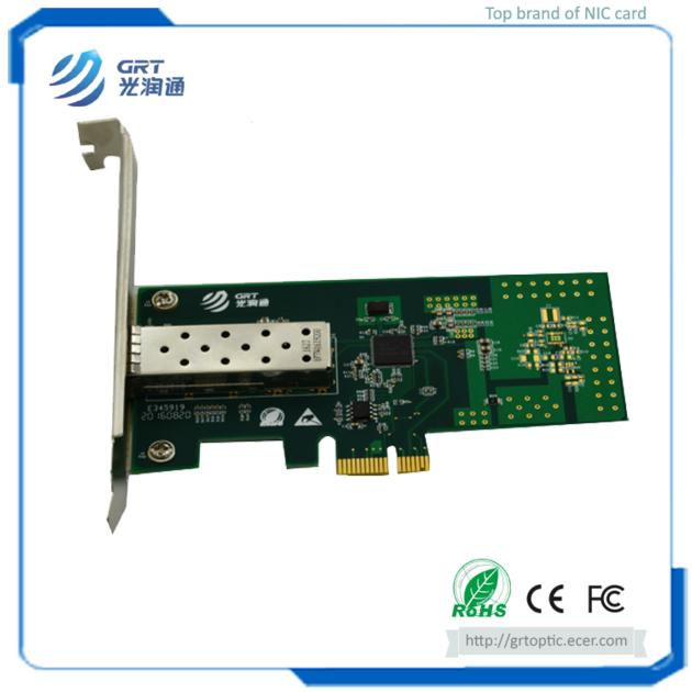 PCIe 1Gb dual Port Server Adapter Fiber Optic Network Card with Intel I350 Ethernet Controller