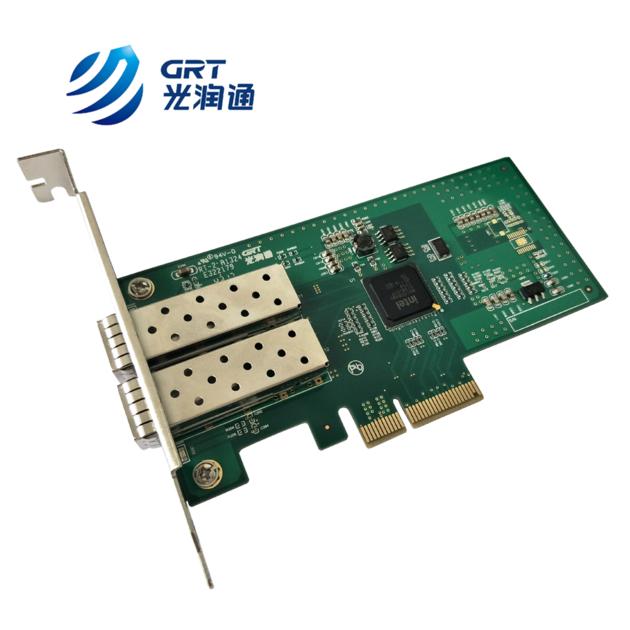 F902E 1000Mb Dual-port Fiber Optic SFP Bypass Network Adapter Card