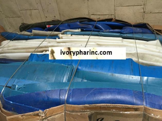 Plastic HDPE Drum Bale Scrap For Sale, High-Density Polyethylene Blue Drum Regrind SaleSale