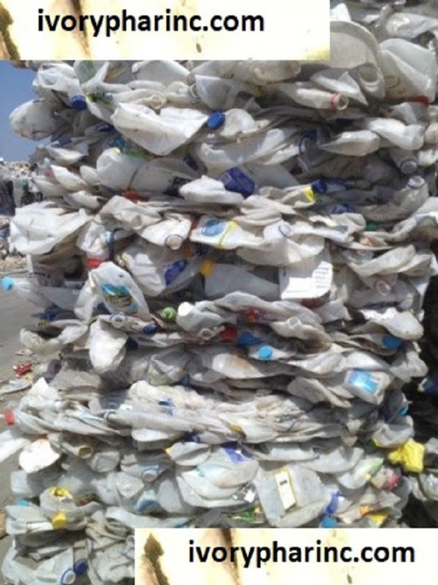 Plastic HDPE Milk Bottle Scrap For