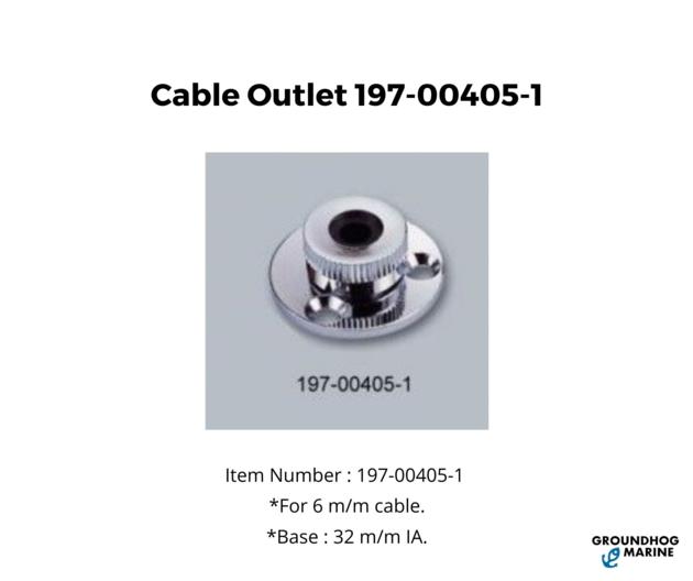 Cable Outlet 197-00405-1