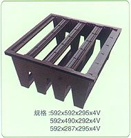 Sell V shape filters- V plastic casing