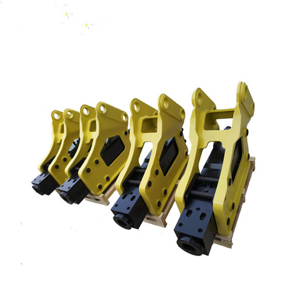 Hydraulic Breaker Hammer on 11-16Ton Excavators to Break Hard Rocks