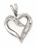 silver jewelry with gold or rhodium plating