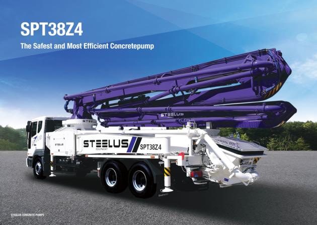 Truck-mounted concrete pump, 38M, Z4