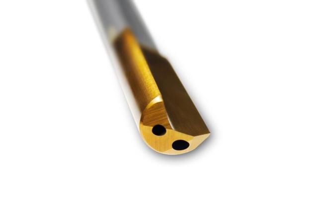 Coated gun drill