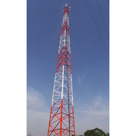 telecommunication steel tower