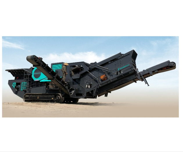 SBEC crawler mobile jaw (dual host) crushing and screening station integrated machine