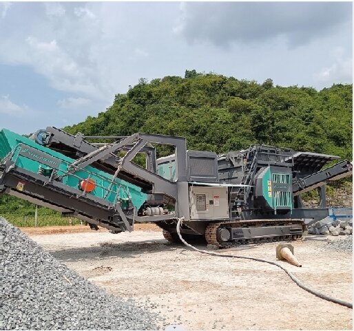 SBC mobile hammer crushing plant