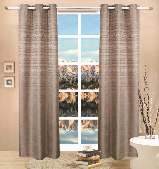 Half Blackout Curtains Grommet Room Set of 2 Curtain Panels