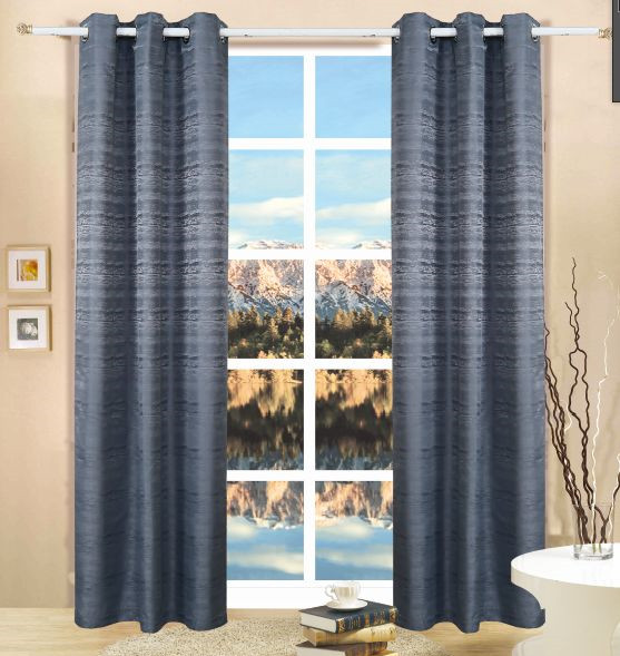 Half Blackout Curtains Grommet Room Set