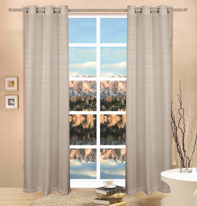 Half Blackout Curtains Grommet Room Set