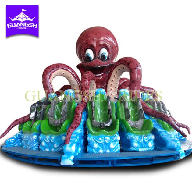 Kids Rotating Chairs Swing Amusement Park Equipment Big Octopus Rides 