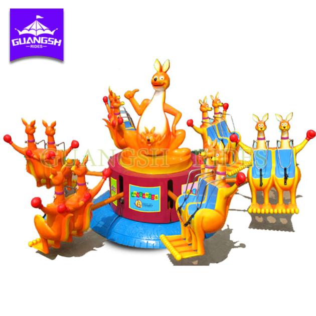 Amusement outdoor carnival children rides jumping kangaroo equipment 