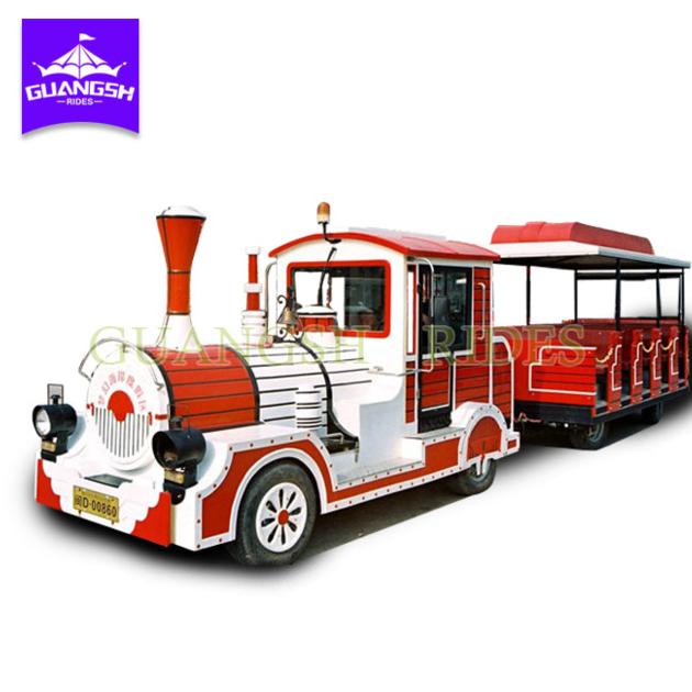 Outdoor Trackless Train Amusement Park Rides