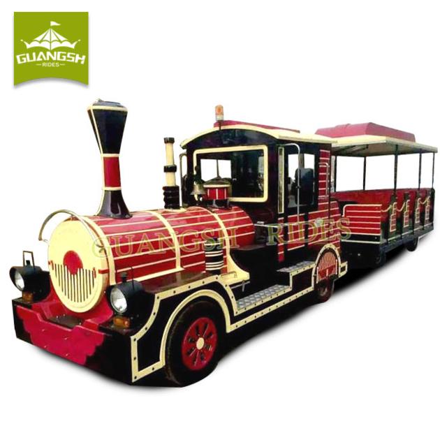 Outdoor Trackless Train Amusement Park Rides