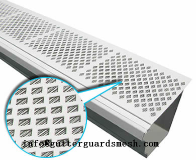 diamond PVC gutter screen