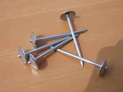 Umbrella head roofing nails