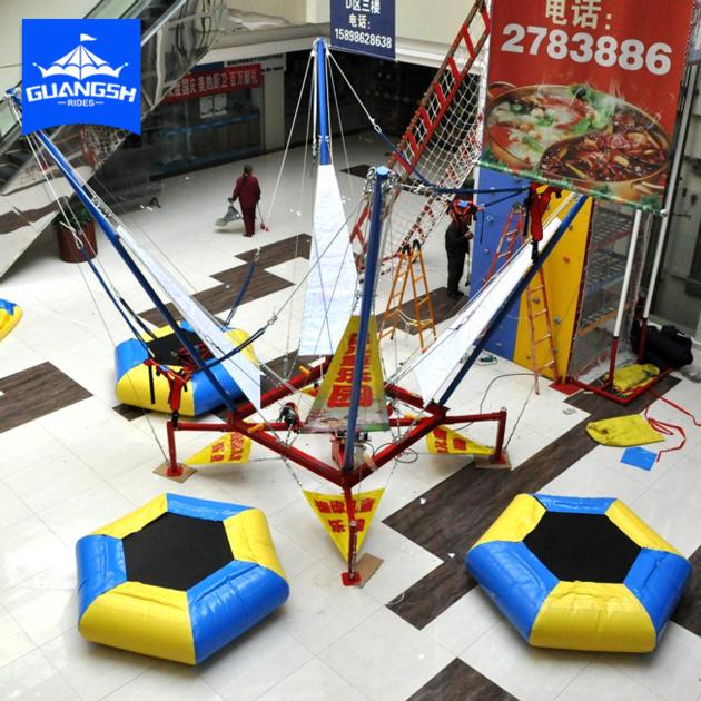 Bounce Trampoline Inflatable Bungee Jumping Equipment