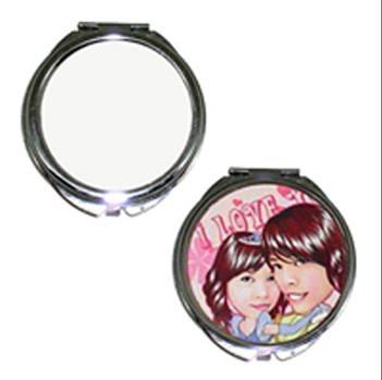 sublimation compact mirror