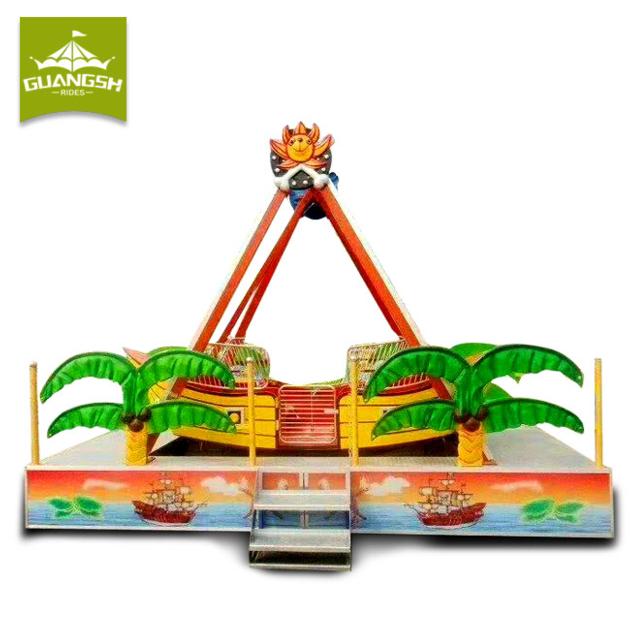 Amusement Park Mini Pirate Ship Ride Swing Small Boat for Children 