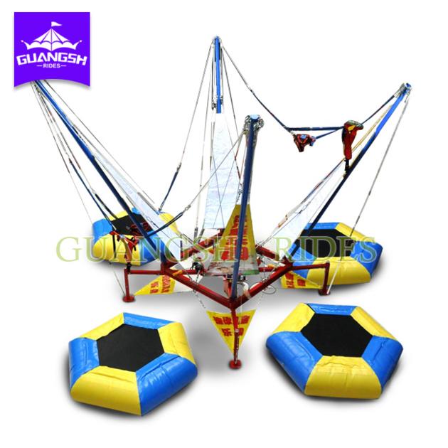 Bounce Trampoline Inflatable Bungee Jumping Equipment for kids